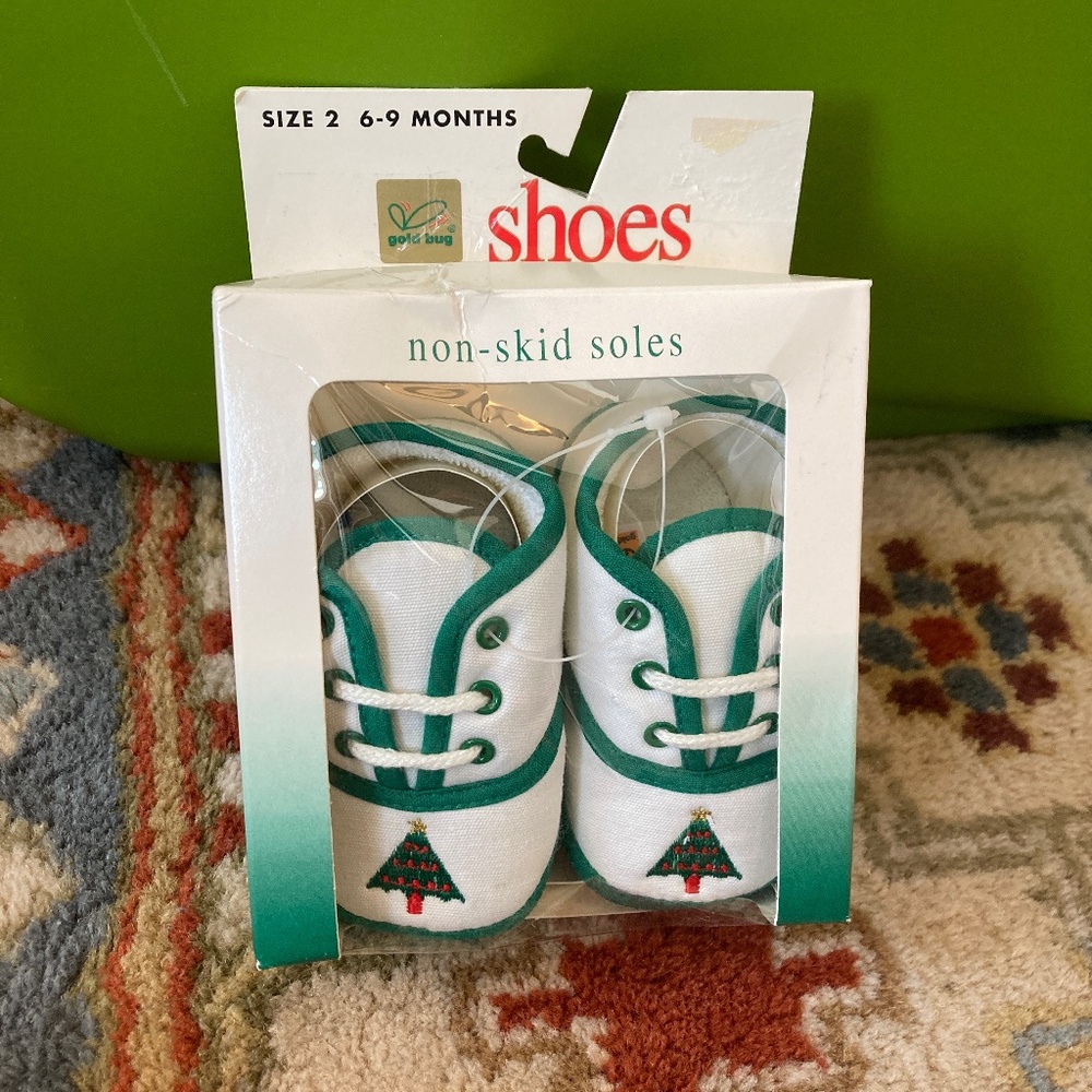 New Infant Christmas Shoes size 2